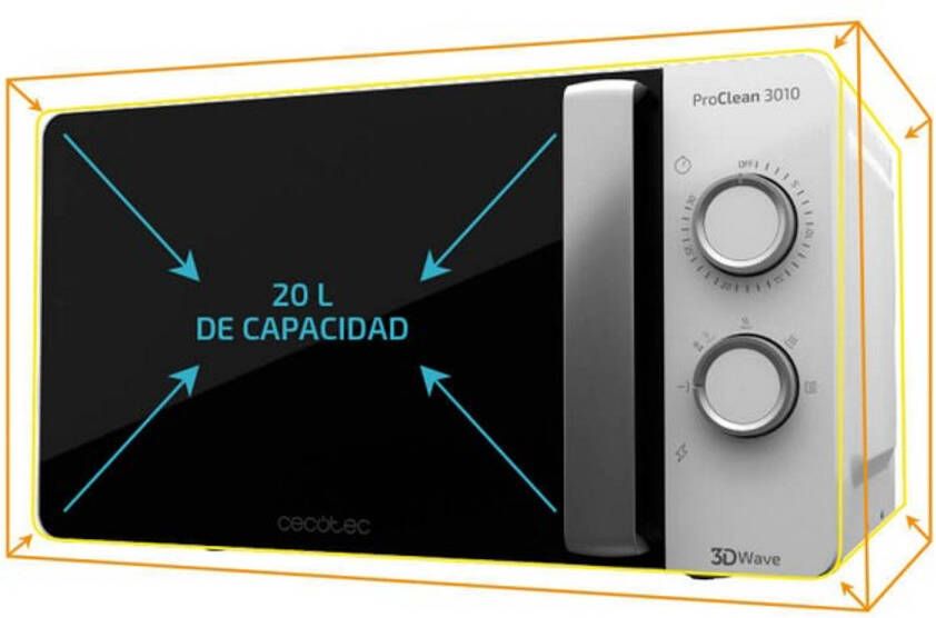 Cecotec Microwave ProClean 3010 20 L 700W White