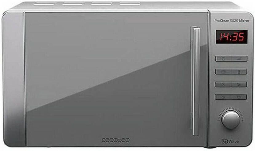 Cecotec ProClean 5020 Mirror Magnetron Roestvrij Staal 700 W inhoud 20L Ready2Clean coating 5 werkniveaus 8 Programma`s