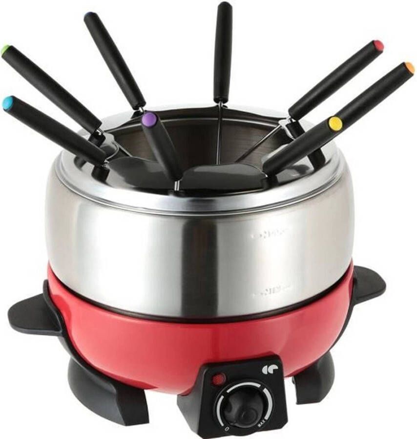 Continental Edison FD6RIX fondue-apparaat rood