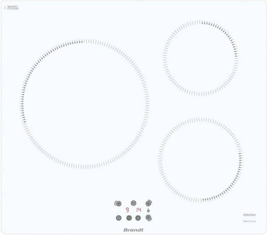 Cstore Brandt Induction HOB -TI364W 3 lichten 14 cm