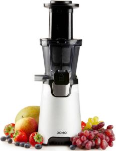 Domo DO9248J Slow Juicer Sapcentrifuge 150W Health Booster Wit Zwart