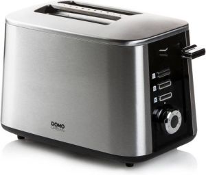 Domo * DO972T Broodrooster 2 sleuven Fast-toaster technologie RVS