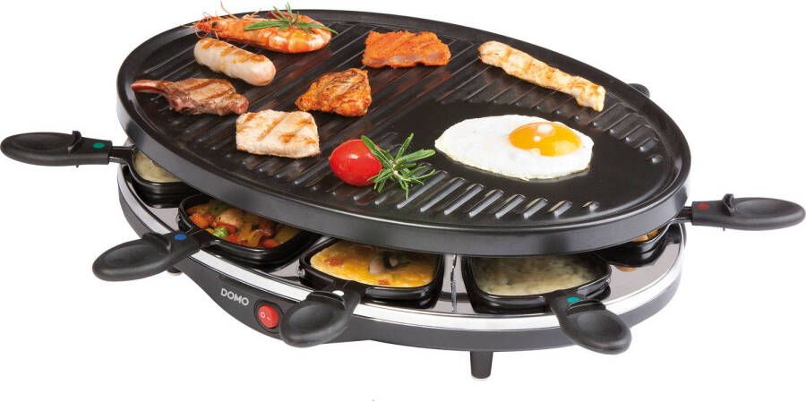 Domo DO9038G Raclette grill&gourmet 1200W 8p