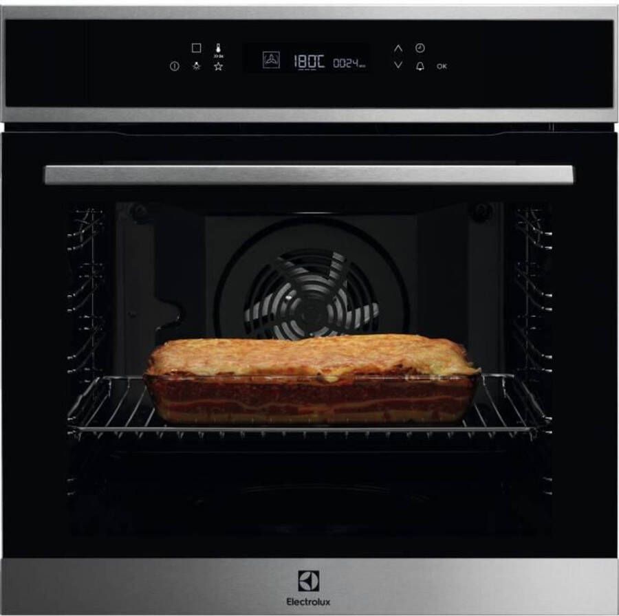 Electrolux EOF7P00X0 SurroundCook-oven Gepulseerde roterende warmte 72L Pyrolyse A + Inox