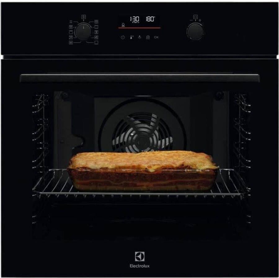 Electrolux Pyrolyse Multifunctionele oven Pulsed Spray Warmte EOF6P46Z Zwart Koude deur L67 X L63 5 x H65.4cm