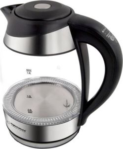 Esperanza EKK026 Glazen Waterkoker LED verlichting 1 7 Liter Instelbare Temperatuur