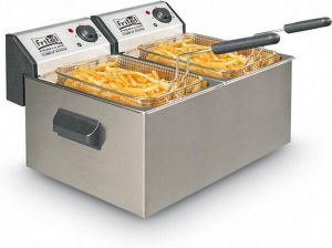 Fritel Profi 3855 Frituurpan friteuse 2x5l + 2x3200W