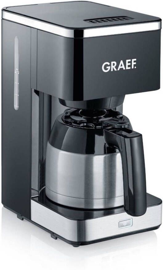 Graef FK412 Koffiezetapparaat met Thermoskan RVS Zwart