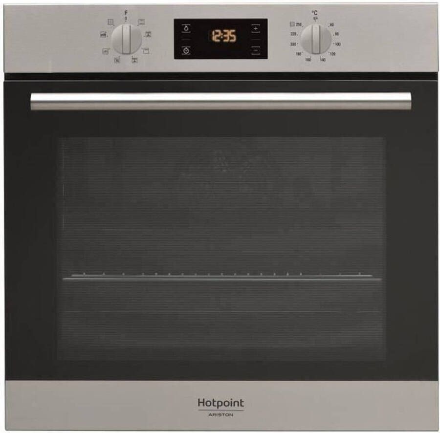 Hotpoint-Ariston HOTPOINT FA2 540 P IX HA Ingebouwde elektrische multifunctionele oven Roterende warmte 66L Pyrolyse Roestvrij staal