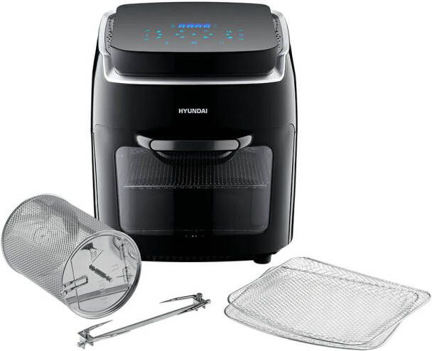 Hyundai Electronics Airfryer oven Hete Luchtfriteuse 12 Liter Zwart Zilver