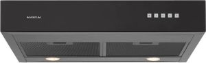 Inventum AKO6015ZWA Onderbouw afzuigkap 60 cm 350 m³ h 3 standen Zwart