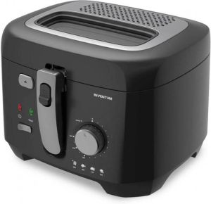 Inventum GF626 Frituurpan Inhoud 2 5 liter Zwart RVS