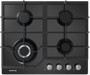 Inventum Ikg6024wggl Gaskookplaat Zwart Gas Op Glas