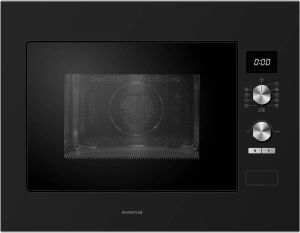 Inventum IMC6132FZWA Inbouw combi-oven Hetelucht Magnetron Grill 32 liter 45 cm hoog Tot 220°C Zwart RVS