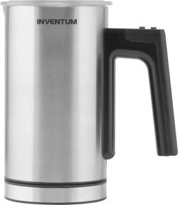 Inventum MK560S Elektrische melkopschuimer 150 300 ml Warm koud opschuimen Verwarmen Antikleeflaag Bediening op handvat RVS Zwart
