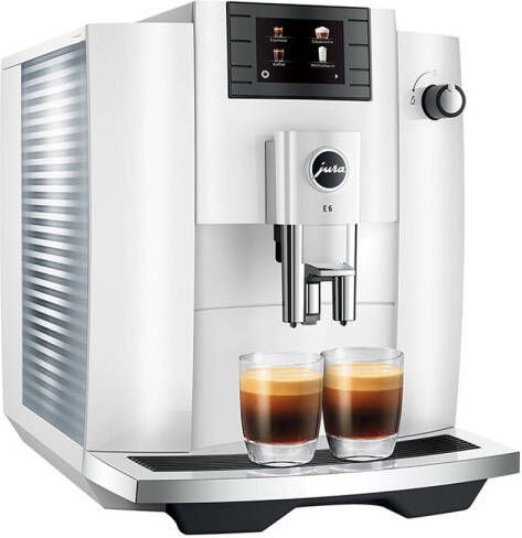 Jura Espresso E6 Piano Wit | Espressomachines | Keuken&Koken Koffie&Ontbijt | 7610917154388