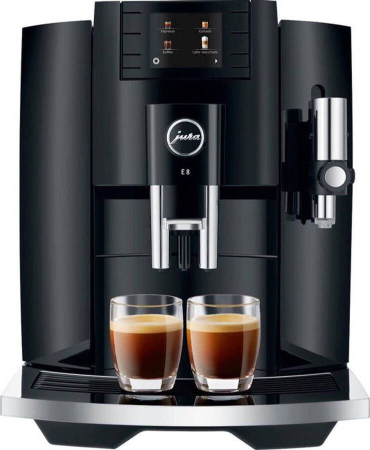 Jura Espresso E8 Piano Black (EB) OP=OP | Espressomachines | Keuken&Koken Koffie&Ontbijt | 7610917153558