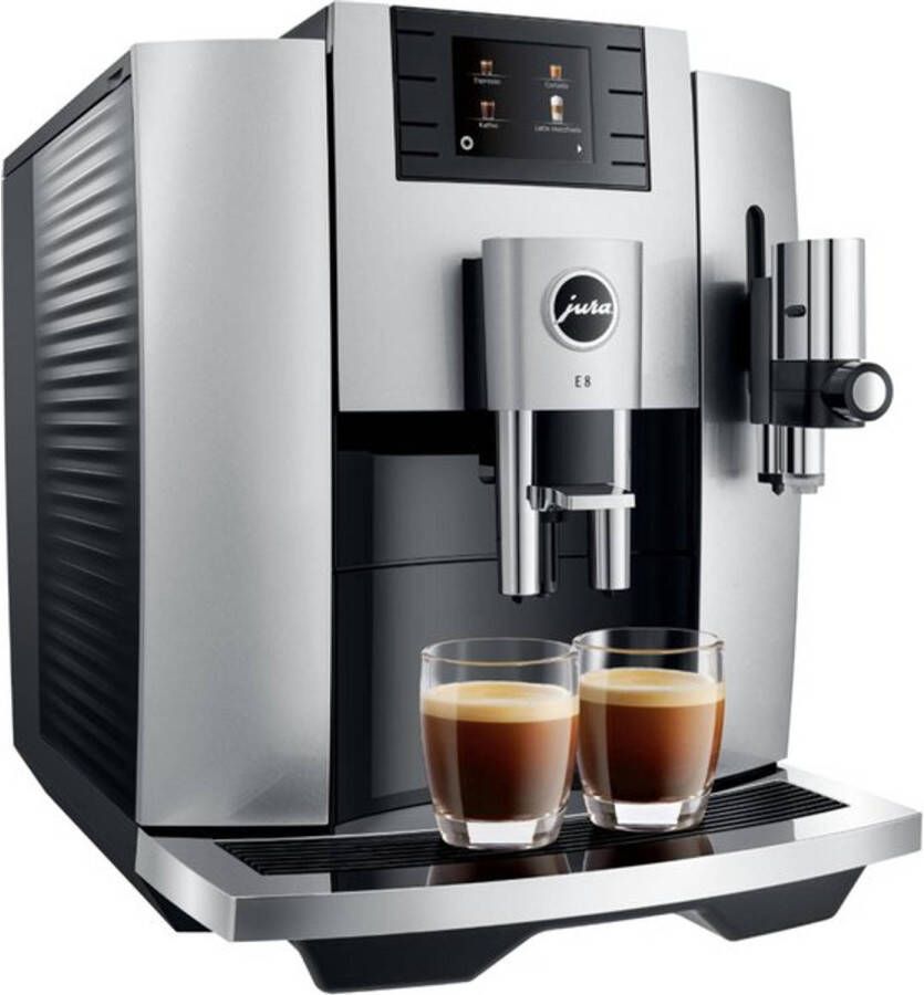 Jura Espresso E8 Moonlight Silver (EB) | Espressomachines | Keuken&Koken Koffie&Ontbijt | 7610917153367