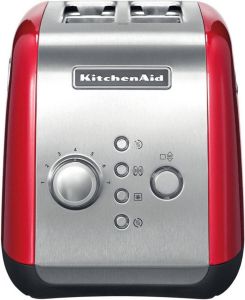 KitchenAid Toaster 5KMT221EER empire-rood met opzethouder voor broodjes en sandwichtang