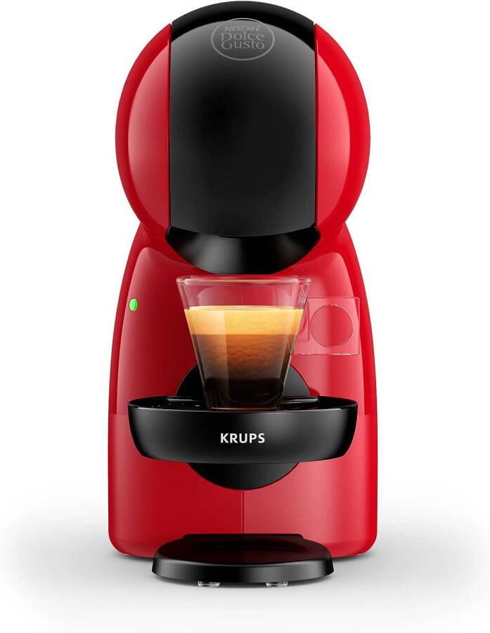 Krups Nescafé Dolce Gusto Piccolo XS rood koffiezetapparaat Ultra Compact koffiepad koffiemachine multidranken intuïtieve druk 15 bar eco-modus KP1A3510