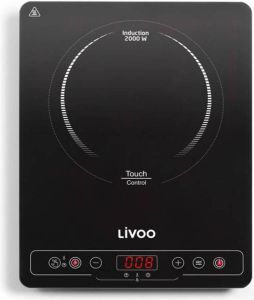 Livoo DOC235 Enkele inductiekookplaat 22 cm van 60 ° tot 240 ° Zwart