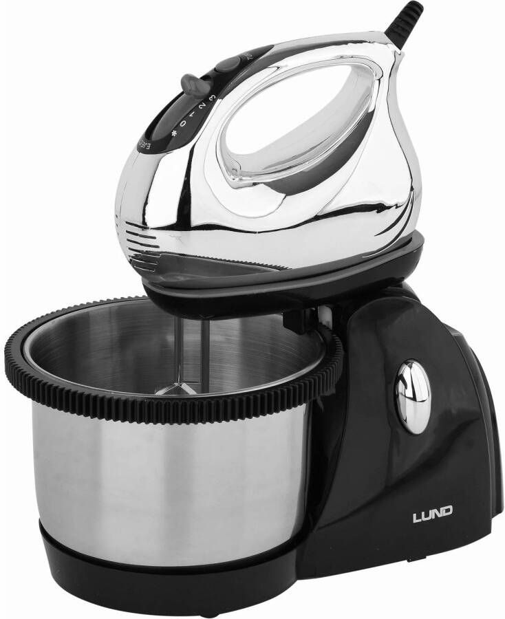 Lund Handmixer met RVS mengkom 3 snelheidsniveaus kom capaciteit: 3L 250W