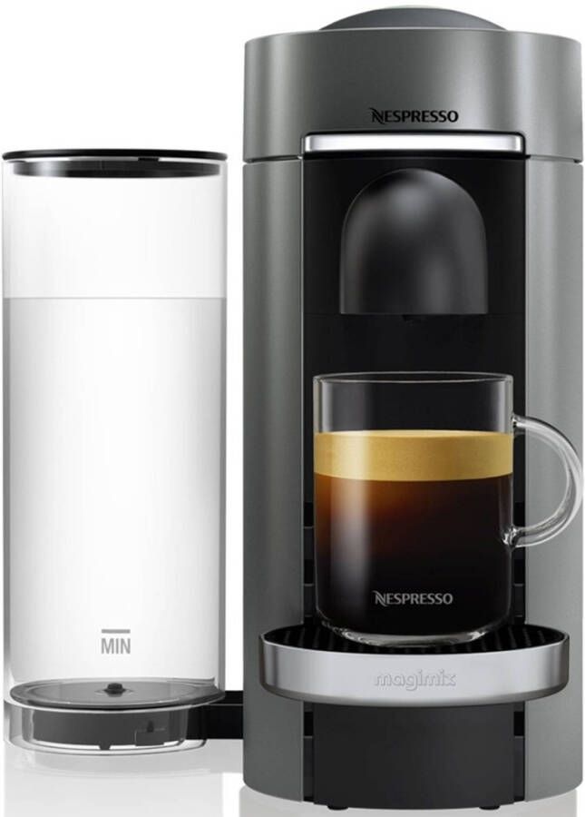 Nespresso Magimix koffieapparaat VertuoPlus Deluxe (Grijs)