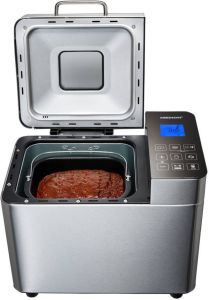 Medion MD10241 Broodbakmachine 20 programma&apos;s 600 watt 1 kg 3 bruiningsniveaus Zilver