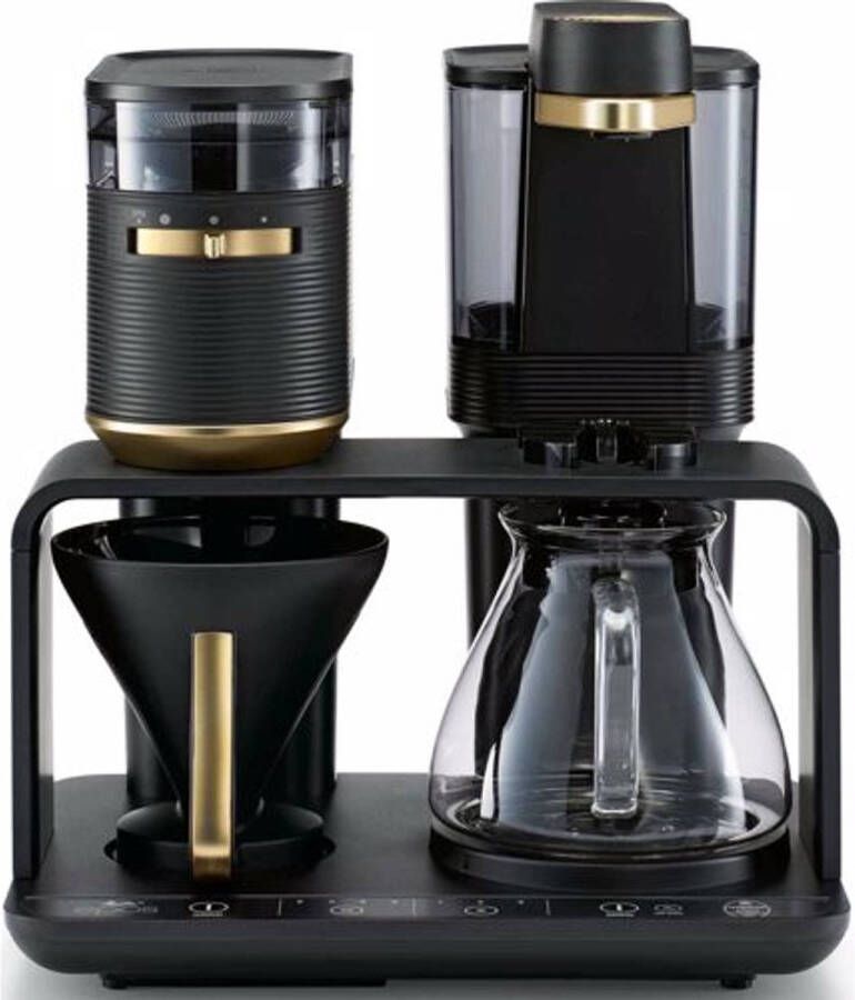 Melitta Koffiezetapparaat met maalwerk EPOS 1024-04 1 l Zwart goudkleur 360° draaibare watertuit