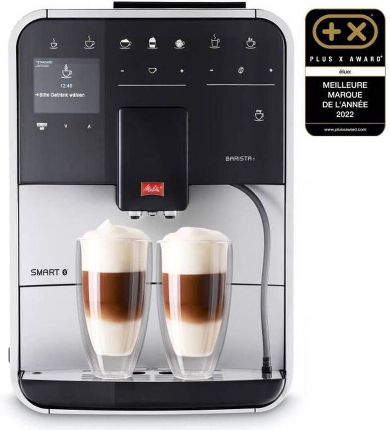 Melitta Volautomatisch koffiezetapparaat Barista T Smart F831-101 4 gebruikersprofielen &18 koffierecepten naar origineel italiaans recept