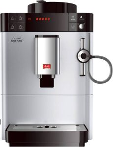 Melitta Volautomatisch koffiezetapparaat Passione One Touch F53 1-101 zilver Per kopje precies de juiste hoeveelheid versgemalen bonen service-toets voor ontkalking & reiniging