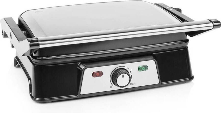 Merkloos DI-2312 Contactgrill 2in1 1500 W Met Antiaanbaklaag Grill