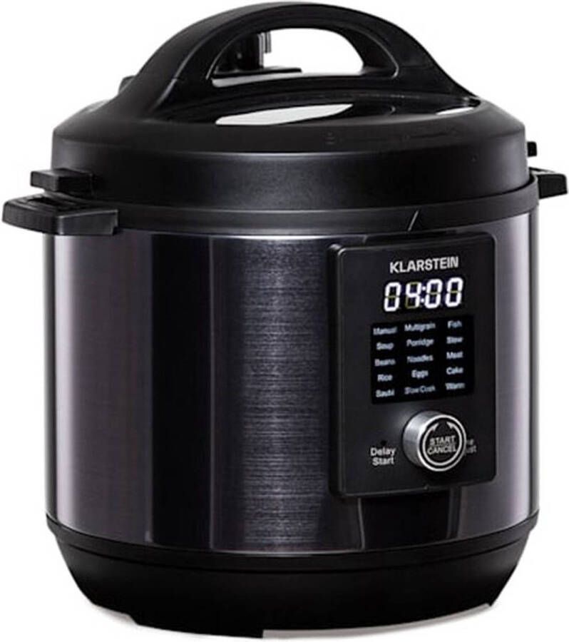 Klarstein Quick Cook Multicooker 1000 W Snelkoker Stoomkoker 15 kookprogramma's Elektrische Snelkookpan 4 8 L Timer