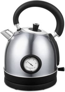 MOA Retro Waterkoker Zilver 1 8 liter Elektrisch RVS EK3TS