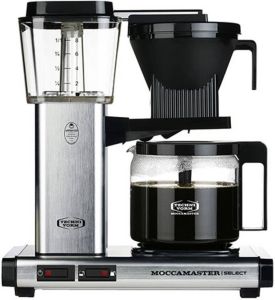 Moccamaster KBG Select Koffiezetapparaat Brushed – 5 jaar garantie