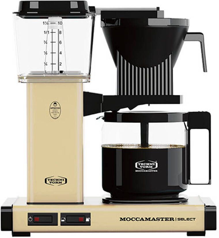 Moccamaster KBG Select Pastel Yellow | Filterkoffiezetapparaten | Keuken&Koken Koffie&Ontbijt | 8712072539778