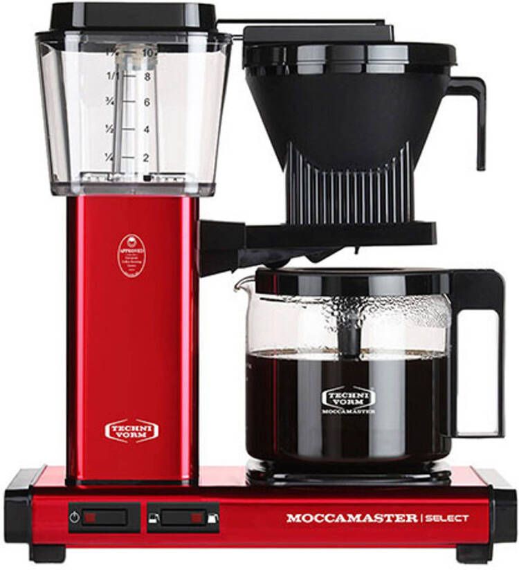 Moccamaster Filterkoffiemachine KBG Select Red Metallic