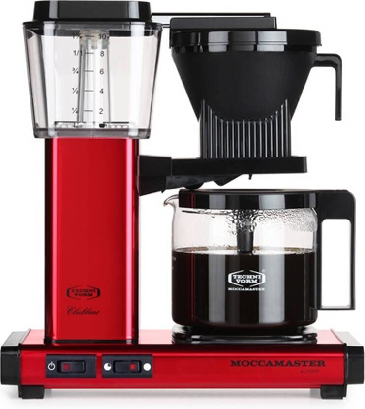 Moccamaster Filterkoffiemachine kbg741 rood mettalic