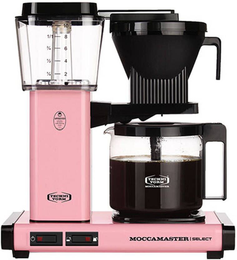 Moccamaster Douwe Egberts filterkoffiezetapparaat KBG Select roze 1 25L