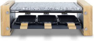 H.KOENIG H. Koenig WOD6 Gourmetset Steengrill Raclette 6 Pannetjes
