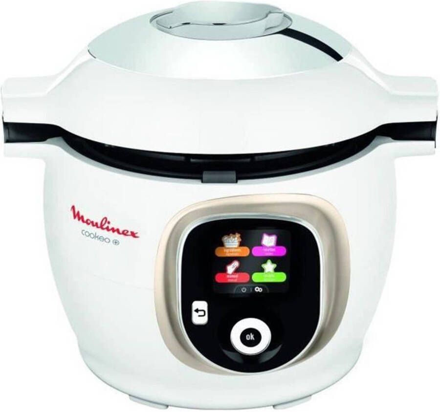 Moulinex CE851A10 COOKEO + 6 L Smart Multicooker 150 voorgeprogrammeerde recepten Stap voor stap handleiding Wit - Foto 1
