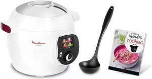 Moulinex Yy4405fb Cookéo Smart Multicooker + 6l 100 Louche Recepten En Cookboek Inbegrepen Wit