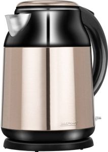 MPM Waterkoker dubbelwandig 1 7L RVS brons zilver