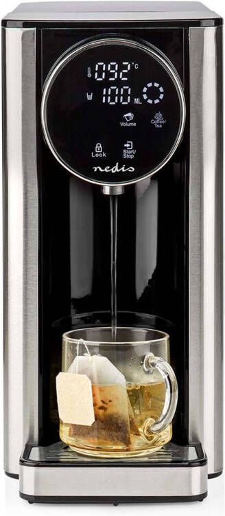 Nedis Heet Water Dispenser 2600 W 2 7 l Aluminium Zwart
