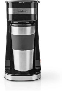 Nedis Koffiezetapparaat Filter koffie 0.4 l 1 Kopjes Zilver Zwart