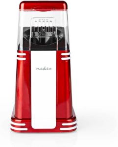 Nedis Popcornmachine 1200 W 2 4 min Rood Wit