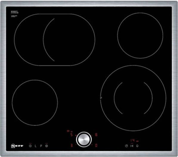 NEFF Elektrische kookplaat van SCHOTT CERAN T16BT76N0 met twistpad bediening