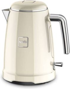 NOVIS Waterkoker K1 crème 1 6 l Metalen behuizing