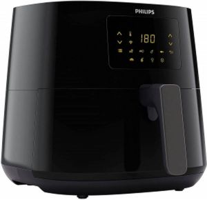 Philips Essential Rapid Air-technologie 0 8 kg 4 1 l zwarte Airfryer HD9200