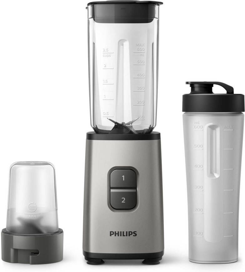 Philips HR2604 80 blender Daily z.grijs 0 6 0 7L 350W